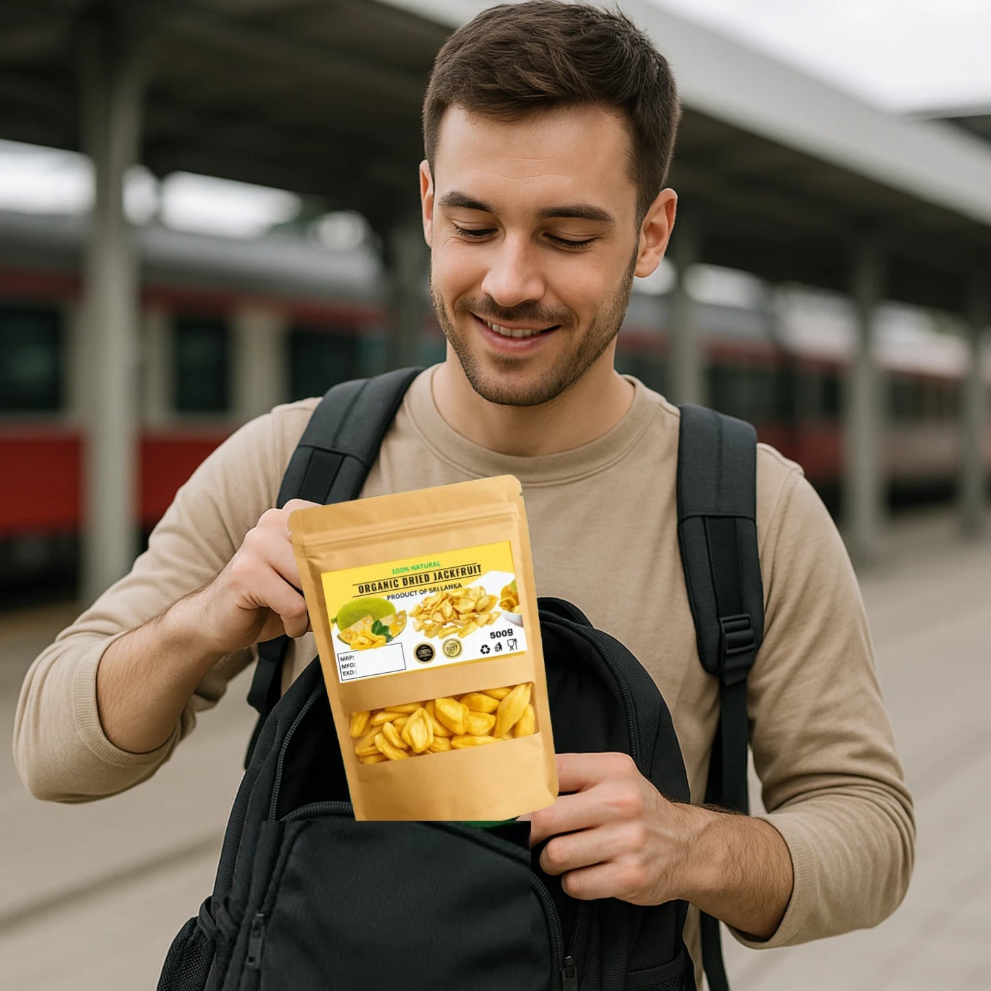 Organic Dried Jackfruit - 100% Pure Natural Dried Jackfruit Premium Quality!