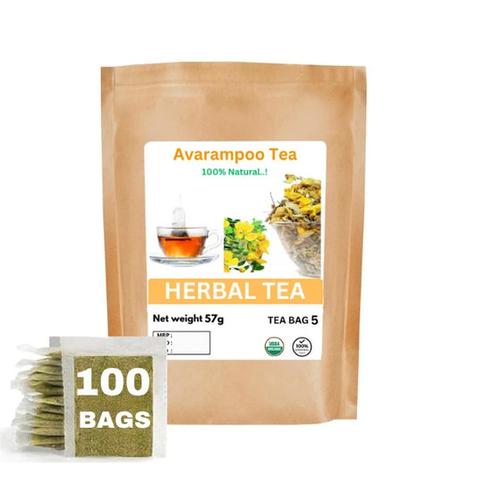 Organic Avarampoo Herbal Tea - 100% Natural Pure Premium Quality! 25 - 125 Bag.