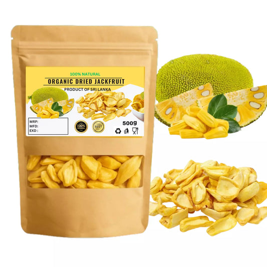 Organic Dried Jackfruit - 100% Pure Natural Dried Jackfruit Premium Quality!